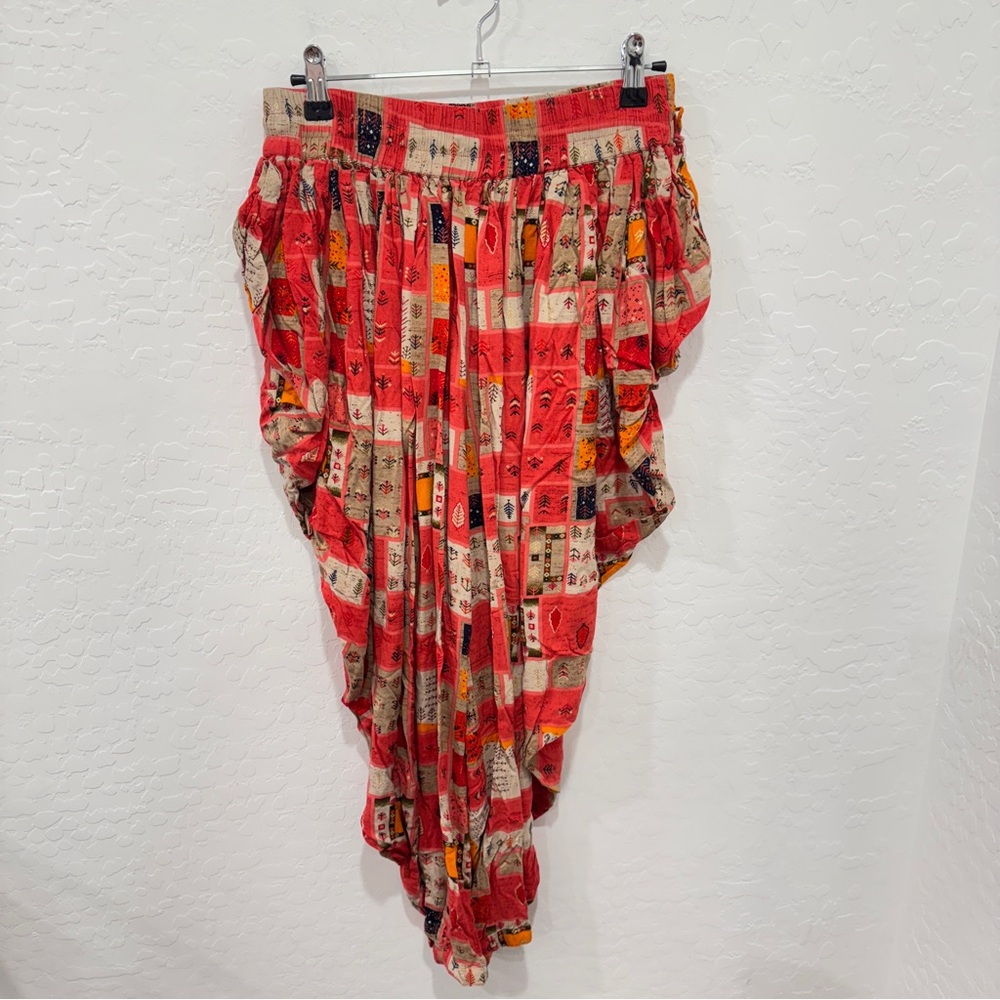 Kaira Patchwork Capris Womens Medium Colorful Lea… - image 1